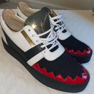 Giuseppe Zanotti Haden Men’s Black Leather Low Top